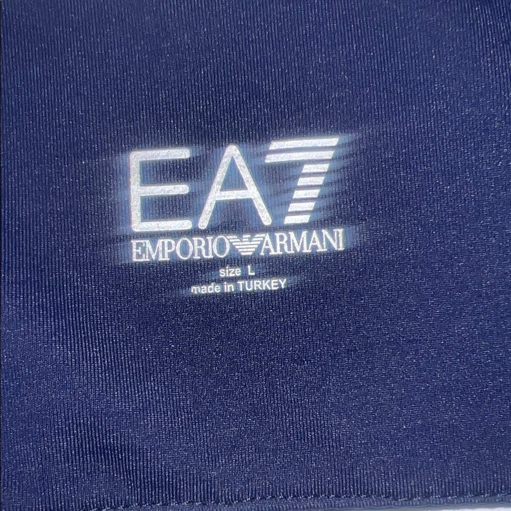Women’s Emporio Armani Navy Sports Bra Large - Picture 7 of 10